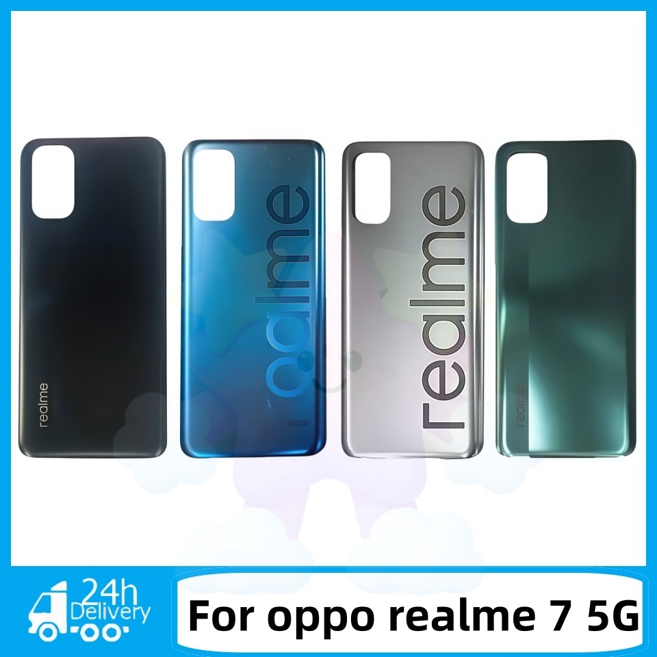 ใหม่ ฝาครอบแบตเตอรี่ด้านหลัง OPPO Realme 7 5G battery back cover สําหรับ Realme7(5G) ราคาถูก