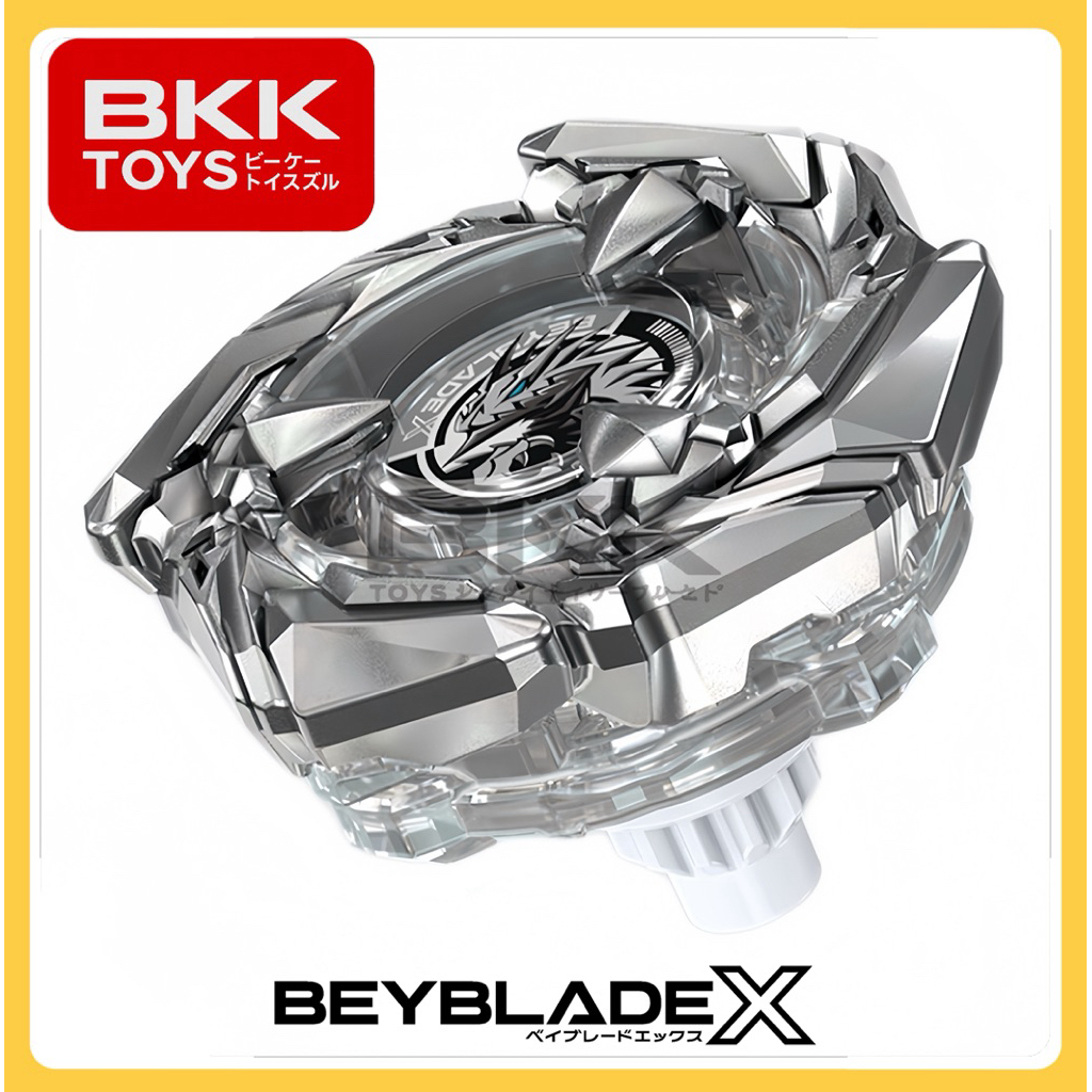 [ ของแท้ พร้อมส่ง ] TAKARA TOMY BEYBLADE X | BX-00 COBALT DRAKE 4-60F CLEAR VERSION LOT HK