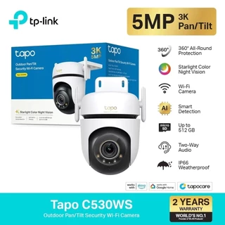 🔥ขายดีมาก🔥⚡️กล้องวงจรปิดไร้สาย⚡️ TP-LINK (Tapo C530WS) 3K 5MP Outdoor Pan/Tilt Security Wi-Fi Camera
