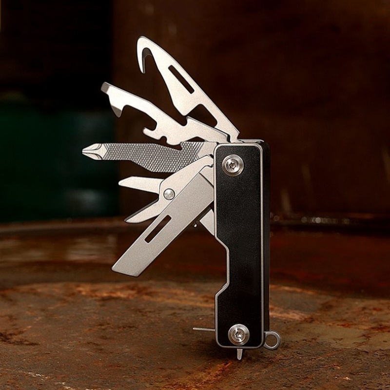 Nextool มีดพับพกพา Multi-Function Knife 5in 1 มีดเดินป่าสแตนเลสสตีล มีดสนาม ขนาดกระทัดรัด