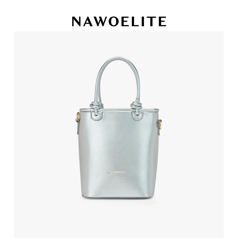 NAWOELITE Mini Bag กระเป๋าถือสะพายข้างหนังแท้ PU สไตล์ย้อนยุคสีน้ำตาลสำหรับฤดูร้อน/Crossbody Bags/กระเป๋า - รูปที่ 7