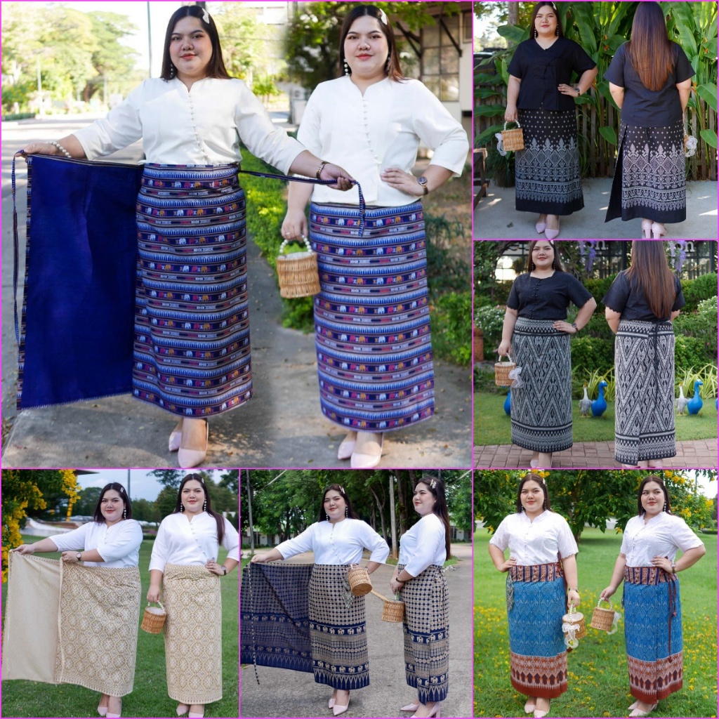 ผ้าถุง เอว35-56นิ้ว ผ้าถุงเย็บสำเร็จรูปมีเชือกผูกที่เอว เป็นผ้าถุงป้ายพันรอบมีเชือกผูกใส่ได้เลยค่ะ