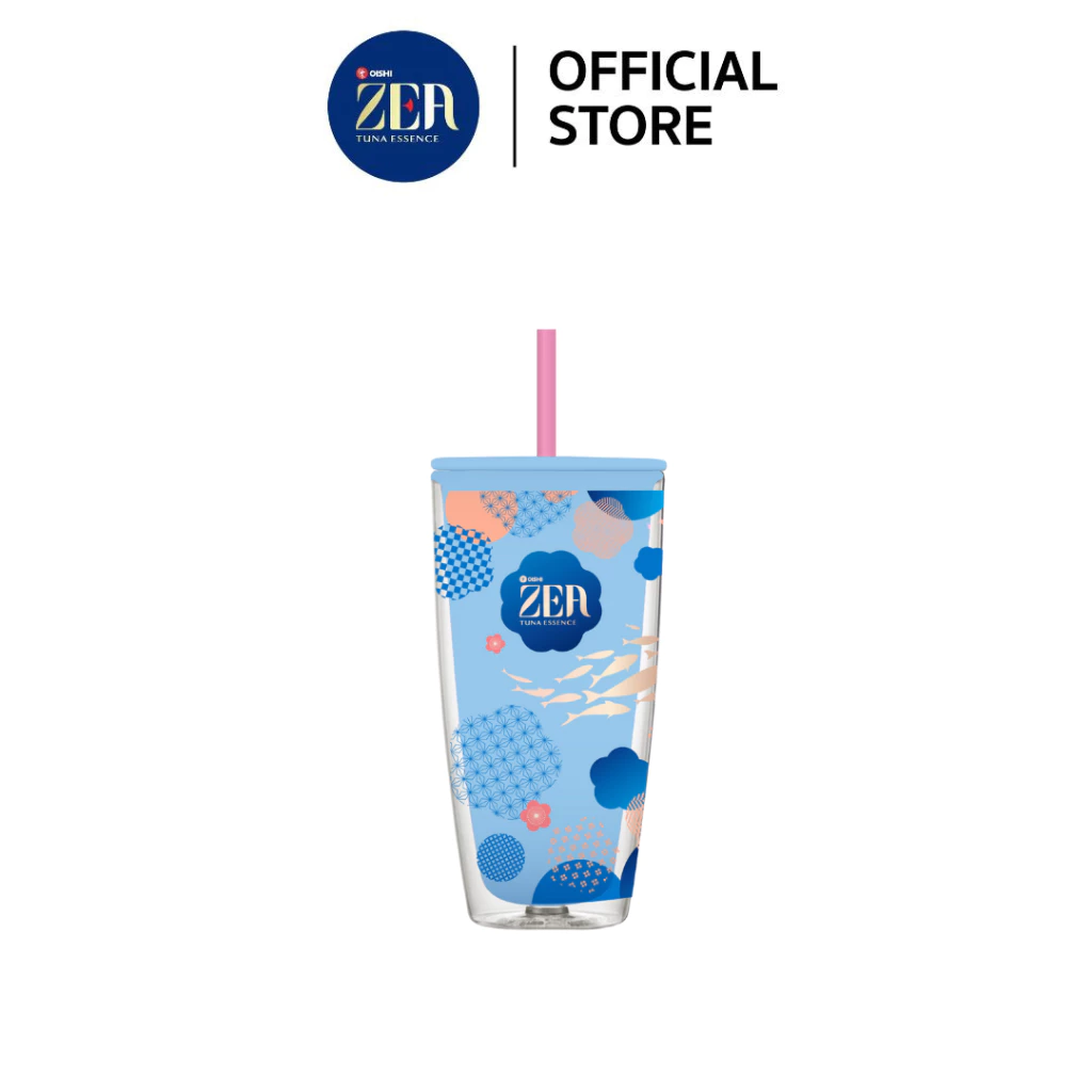 [แจกฟรี ไม่จำหน่าย] ZEA Tuna Essence ซี ซุปปลาทูน่าสกัด แก้ว Tumbler