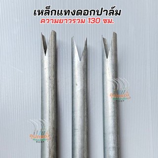 เหล็กแทงดอกปาล์ม เหล็กแข็งแรง ทนทาน ขนาด 1 นิ้ว ความยาวรวม 130cm พร้อมส่ง