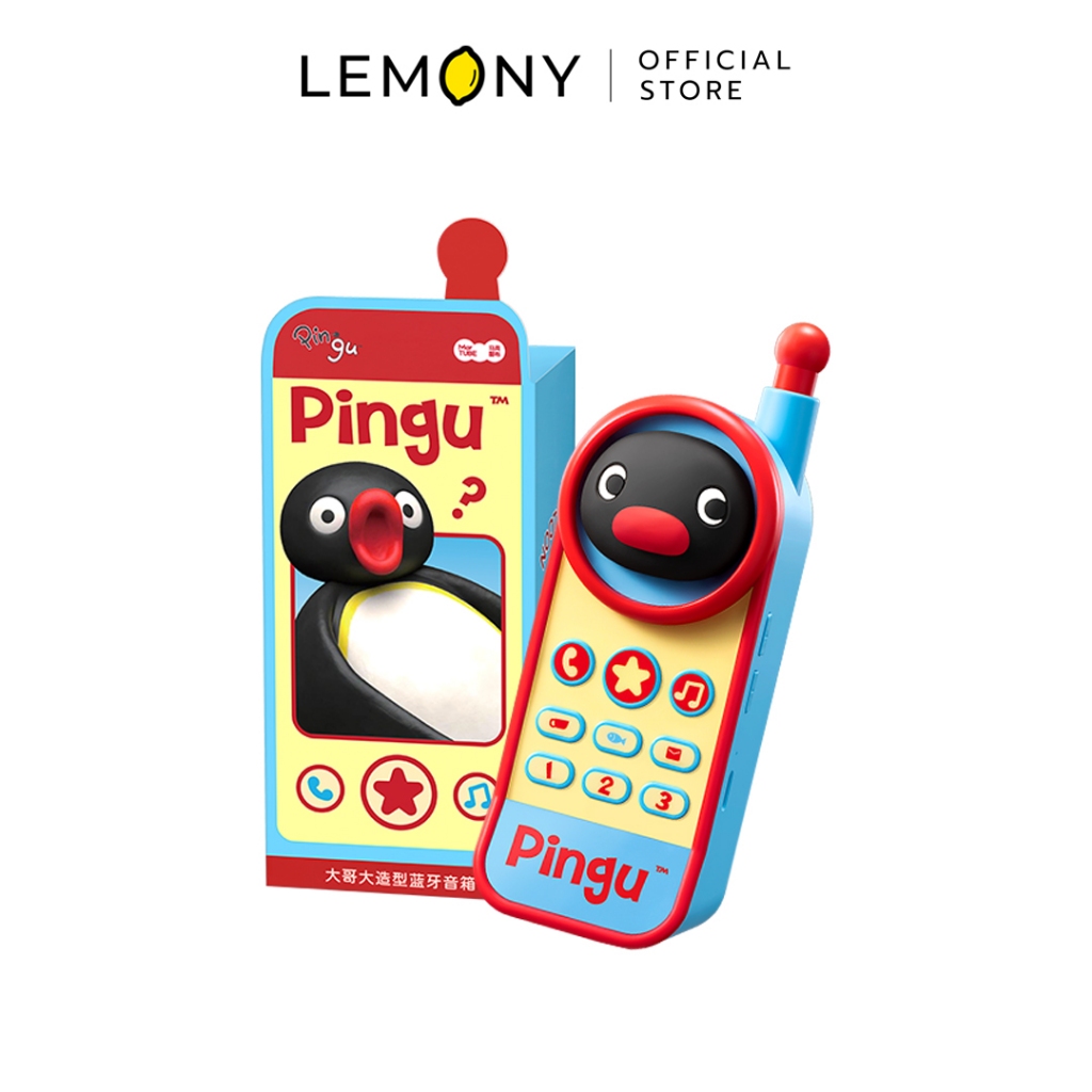 LEMONY ลำโพงบลูทูธพิงกุ Retro Brick Cell Phone-Style Pingu Collection