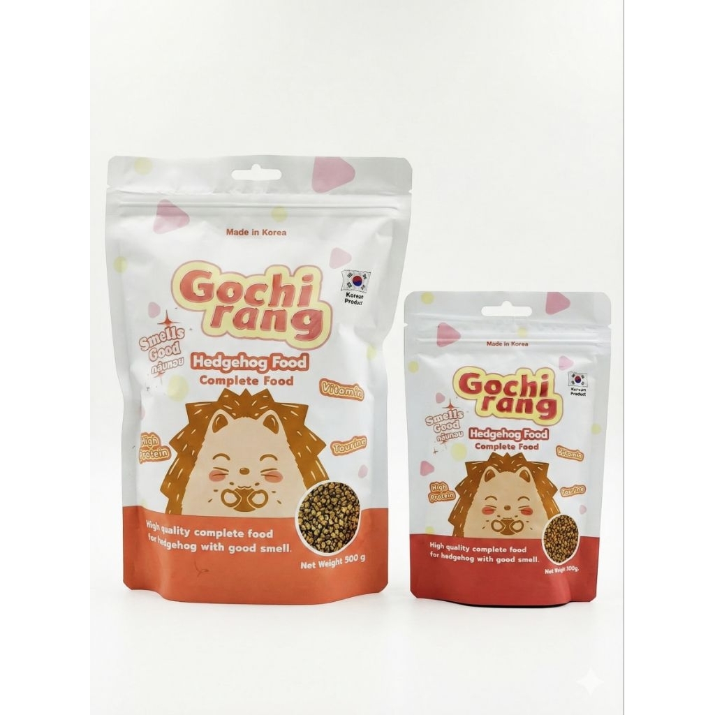 Gochirang โกชิรัง อาหารเม่นแคระ สูตรพิเศษ กลิ่นหอม ขัดฟัน ลดกลิ่นอึ
