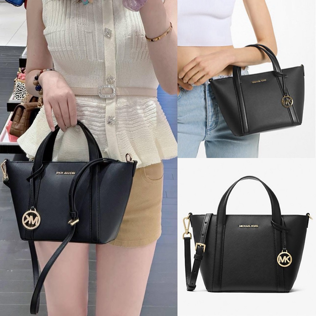 AD🎀(สด-ผ่อน) เอ็มแค 35R4G0CT1I Pratt Small Tote Messenger Black