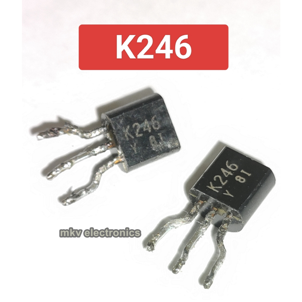 (2ตัว) K246 , 2SK246Y MOSFET มือสอง มอสเฟต N-CH TO-92 รหัสสินค้า M01285