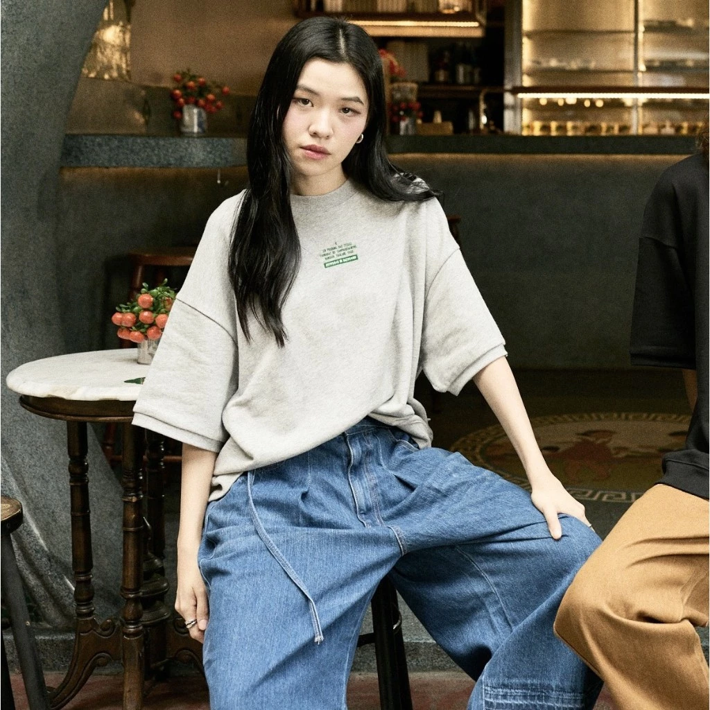 niko and ... [BA HAO TIAN MI] เสื้อสเวตเชิ้ต แขนสั้น Collaboration Fleece Pullover (Short Sleeve)