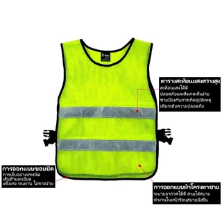 F20 เสื้อจราจร เสื้อกั๊กจราจร เสื้อกั๊กสะท้อนแสง,ความปลอดภัยเสื้อกั๊กสะท้อนแสงเห็นได้ชัด Traffic Construction safety