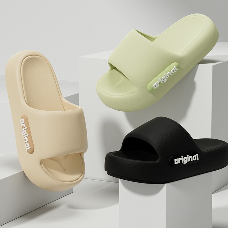 รุ่น2466 รองเท้าแตะลำลองผู้หญิง ผู้ชายใส่ได้สบายๆเลย รองเท้าใส่ในบ้านนอกบ้านได้ 