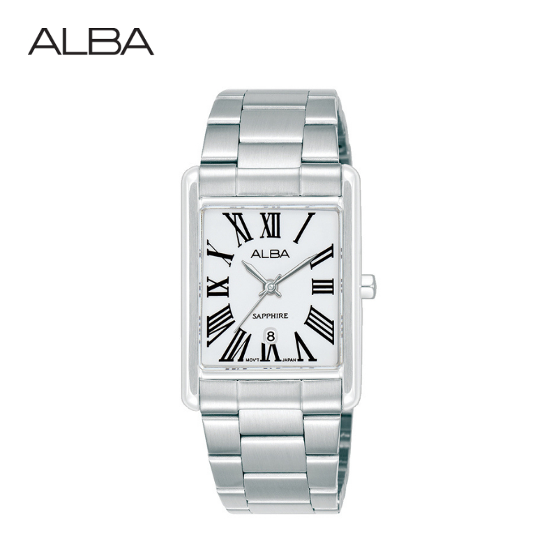ALBA Casual Quartz อัลบ นาฬิกาข้อมือผู้หญิง รุ่น AH7ET1X  ขนาด 25.5 x 34.7 mm สีขาว