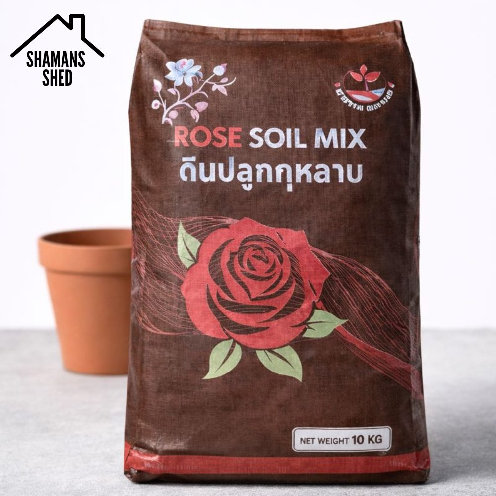 Premium Rose Potting Soil Mix 10kg - ดินปลูกกุหลาบพรีเมี่ยม 10 กก.