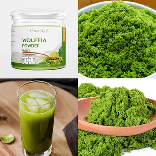 ผงผำอบแห้ง มี อย. แท้ ไม่ผสมแป้ง จากเกษตรกรไทย แบรนด์ไร่พระจันทร์ (Wolffia Powder ผงผำ ผำบด ผำ)