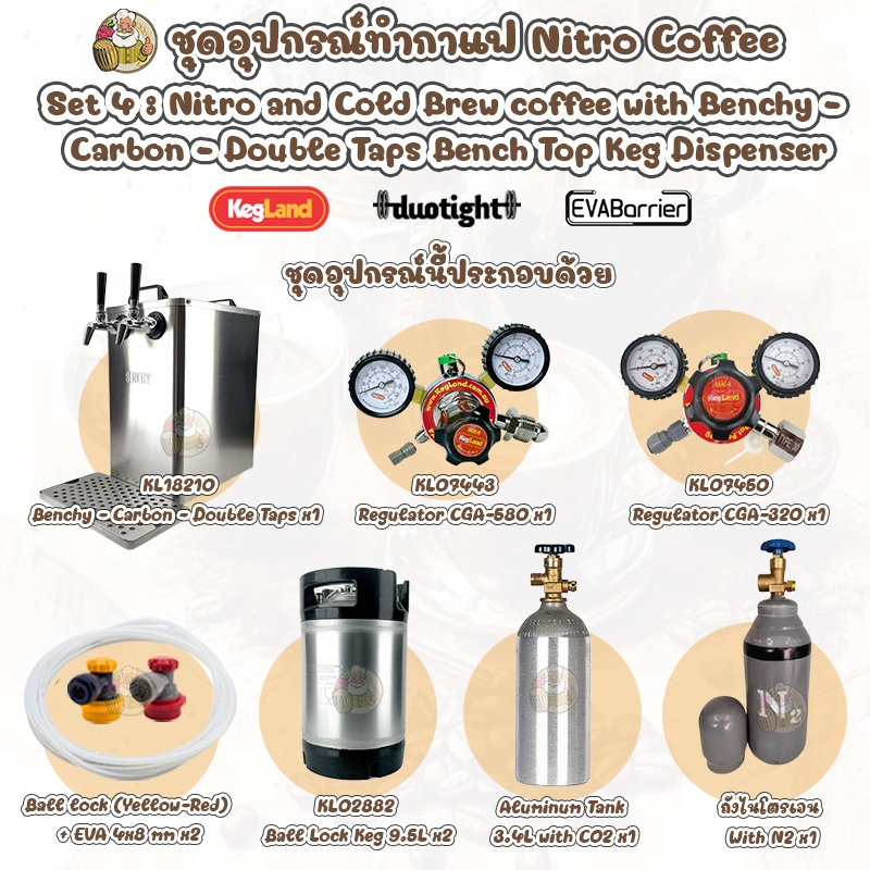 ชุดอุปกรณ์ Nitro Coffee Equipment Set สำหรับทำกาแฟ