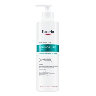 Eucerin DERMOPURE CLINICAL CORRECTING GEL TO FOAM 400 ML เจลโฟมลดปัญหาสิว และรอยสิว