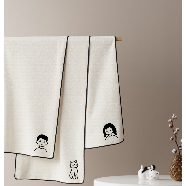 Zowoki Bath Tower ผ้าขนหนูเกรดพรีเมี่ยม ซับน้ำได้ดี - รูปที่ 4