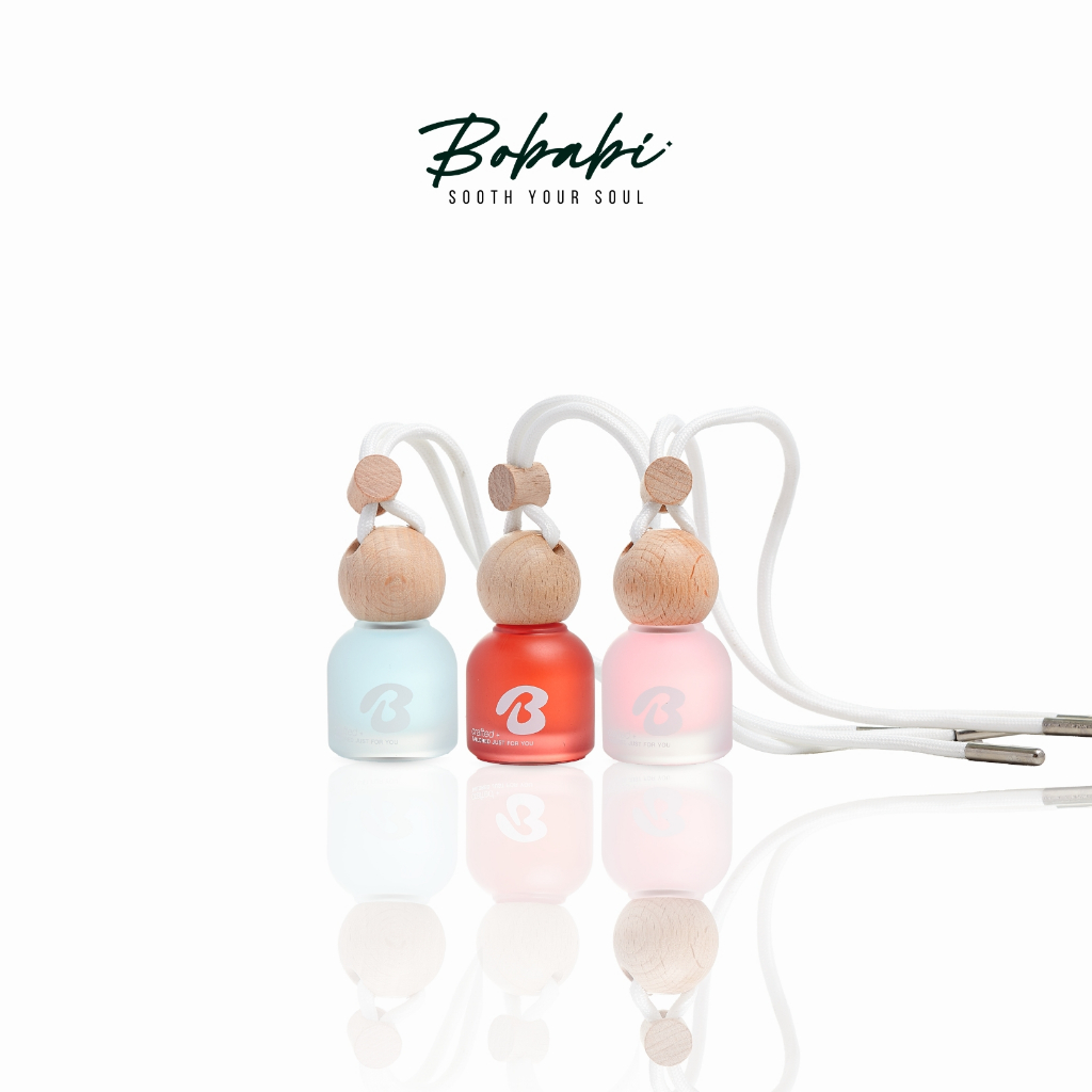 [ซื้อ 2 แถม1 คละกลิ่นได้ ระบุชื่อกลิ่นของแถม ในหมายเหตุ ] Bobabi น้ำหอมในรถ Car Diffuser