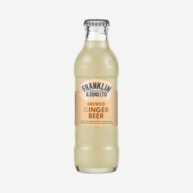 Franklin & Sons Ginger Beer 275 ml. 3 bottle รากขิง บีบมะนาว และข้าวบาร์เลย์มอลต์ 200 มล. 3 ขวด