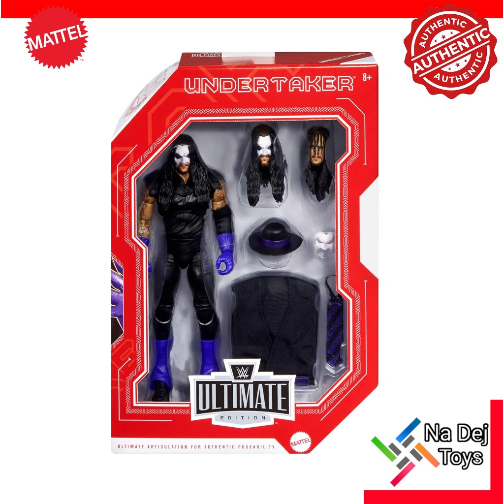 Mattel WWE Ultimate Edition Undertaker (Exclusive) 6" Figure มวยปลํ้า อัลติเมท อีดิทชั่น อันเดอร์เทคเกอร์ ค่ายแมทเทล
