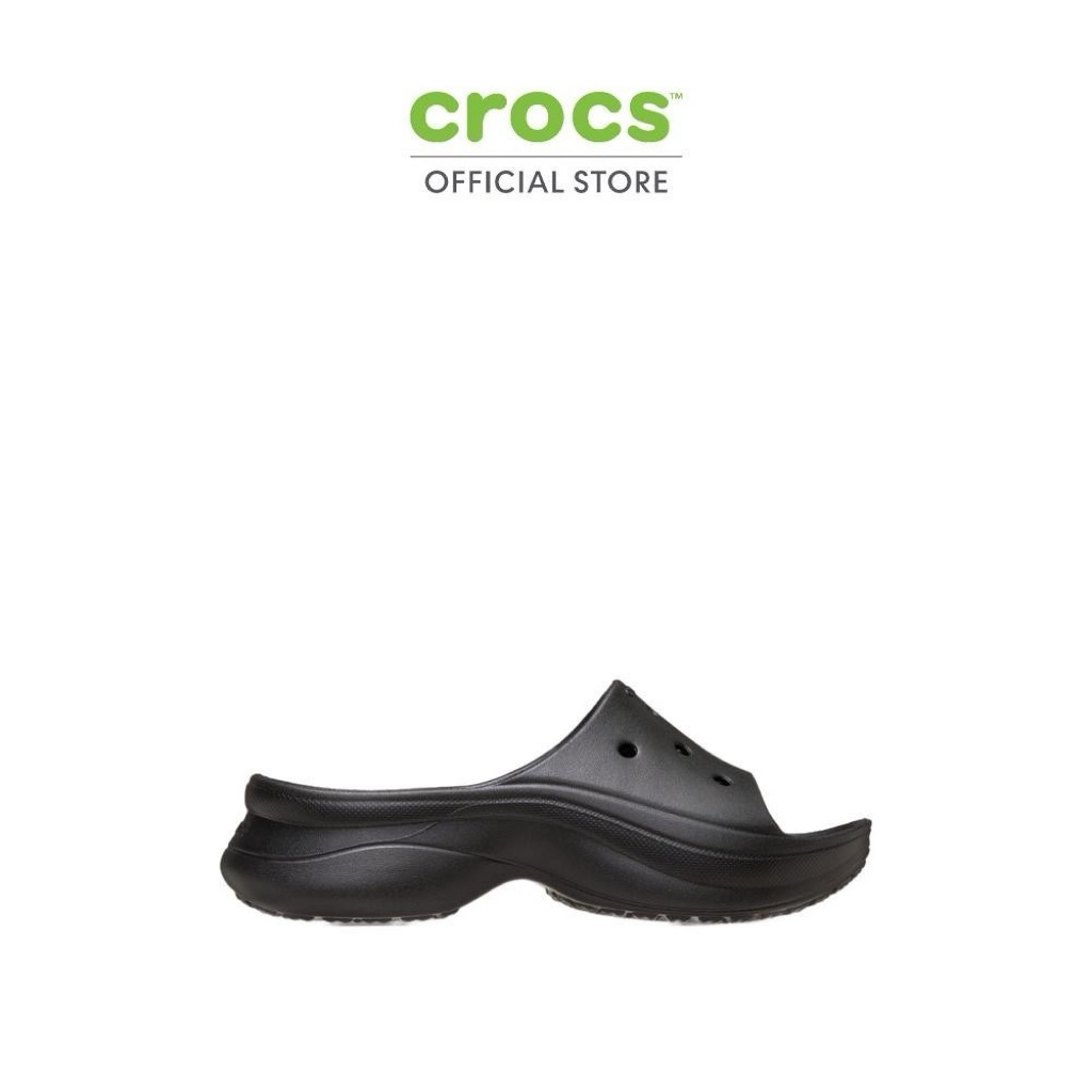 CROCS รองเท้าแตะผู้หญิง BAE SLIDE  BLACK