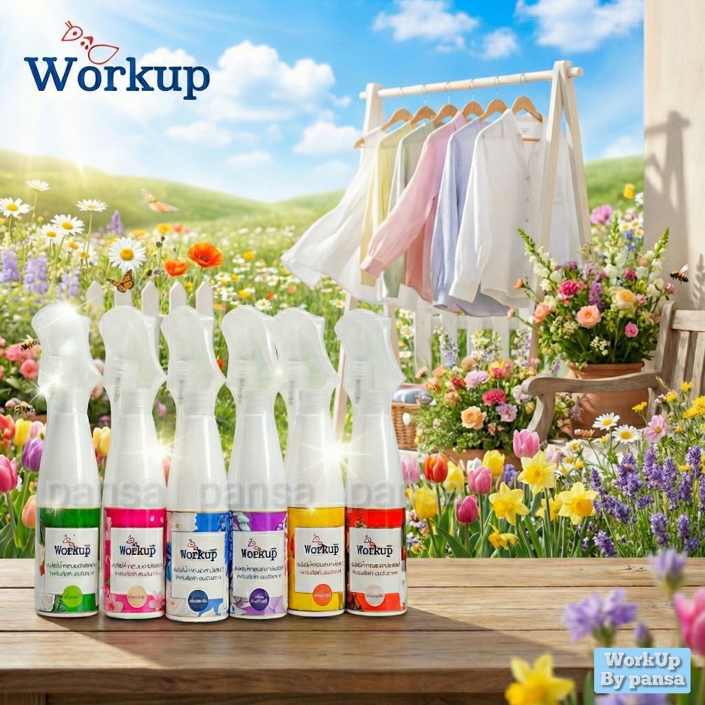 น้ำหอมฉีดผ้า Workup กลิ่นหอม ติดทนนาน 280 ม.ล