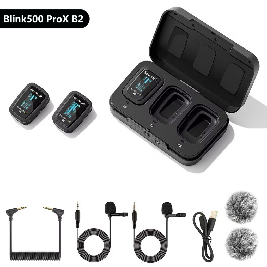 (พร้อมส่ง)(ส่งต่อ)Saramonic Blink 500 ProX B2 Wireless Microphone ไมโครโฟนไร้สาย ไมไลฟ์สด