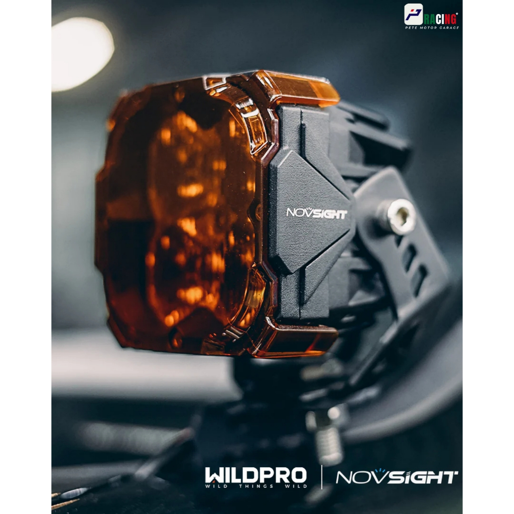 Novsight ไฟสปอร์ตไลท์  มีฝาครอบ ชิฟ Osram มาตรฐานกันน้ำ IP68 พร้อมอุปกรณ์ติดตั้ง