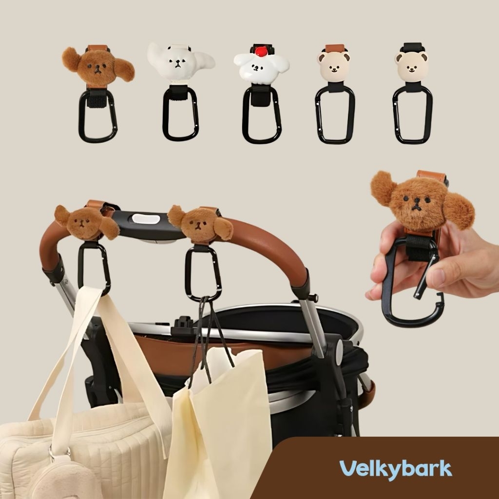 VELKYBARK [พร้อมส่ง] ตะขอห้อยรถเข็น ตะขอแขวนของ อุปกรณ์เสริมรถเข็น