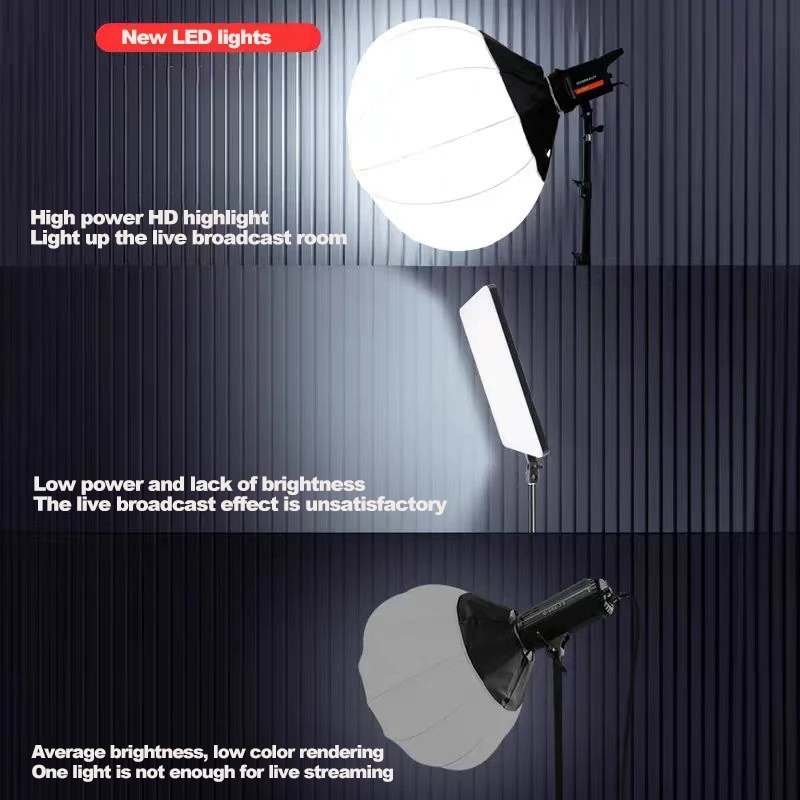 Softbox 90cm 500w LED Light พร้อม Grid ไฟสตูดิโอ thumbnail 7