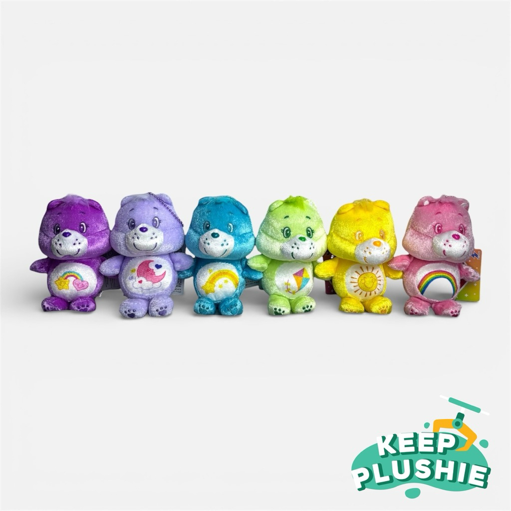 (พร้อมส่ง) พวงกุญแจ แคร์แบร์ care bears ขนาด 3“ และ 5” ของแท้ 100% จากญี่ปุ่น