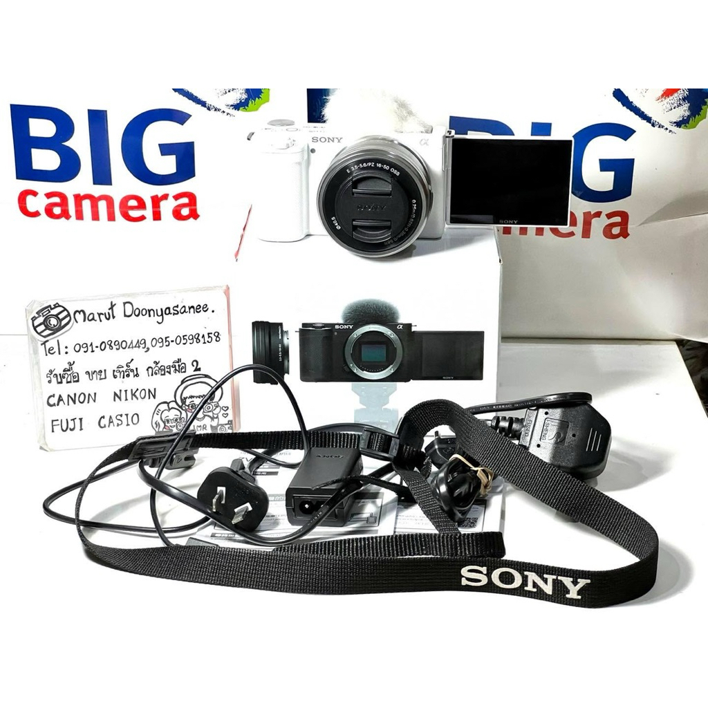 Sony ZV-E10 16-50mm สภาพสวยๆ ประกันศูนย์ยังเหลือ (สินค้ามือสอง)