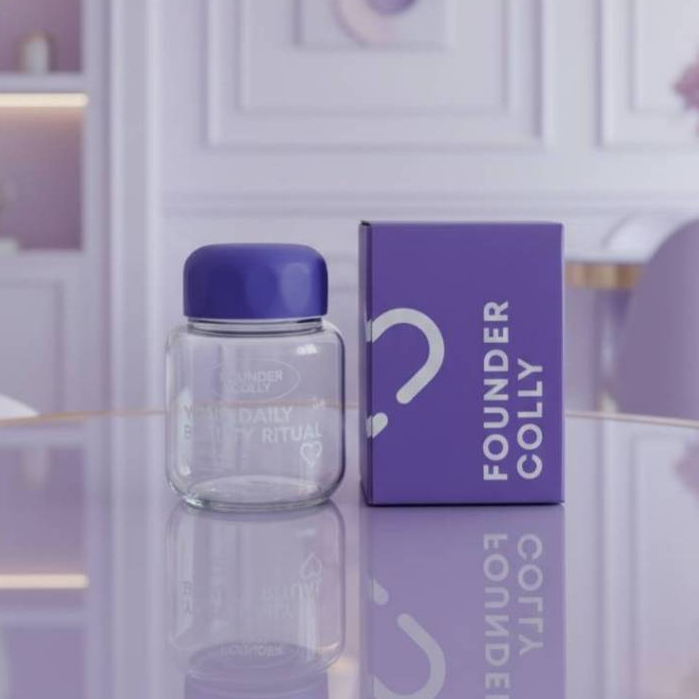 แก้วน้ำ แก้วเชค แบรนด์ Foundercolly [ คละสี ]
