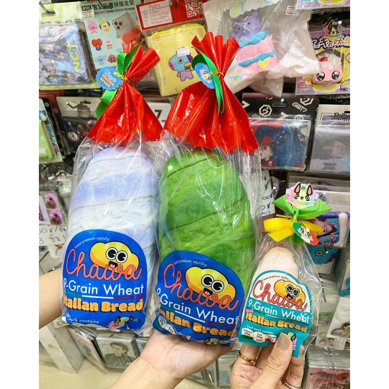 พร้อมส่งจากไทย⭐  สกุชชี่ มินิอิตตาเลี่ยนเบรด  ของเเบรนด์ ชวา กลิ่นหอม บีบสนุก สโลว์มากๆค่ะ ราคา ถูกที่สุด ดีลบีเคเค แกลเลอรีภาพที่ 3