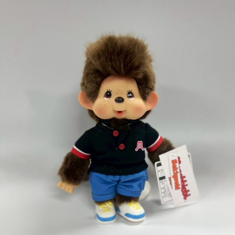 ของแท้ 100% Monchhichi Mohican Polo Standard - ตุ๊กตามอนชิชิ ตุ๊กตาทรงโมฮอว์ก เสื้อโปโล รุ่นมาตรฐาน ✨