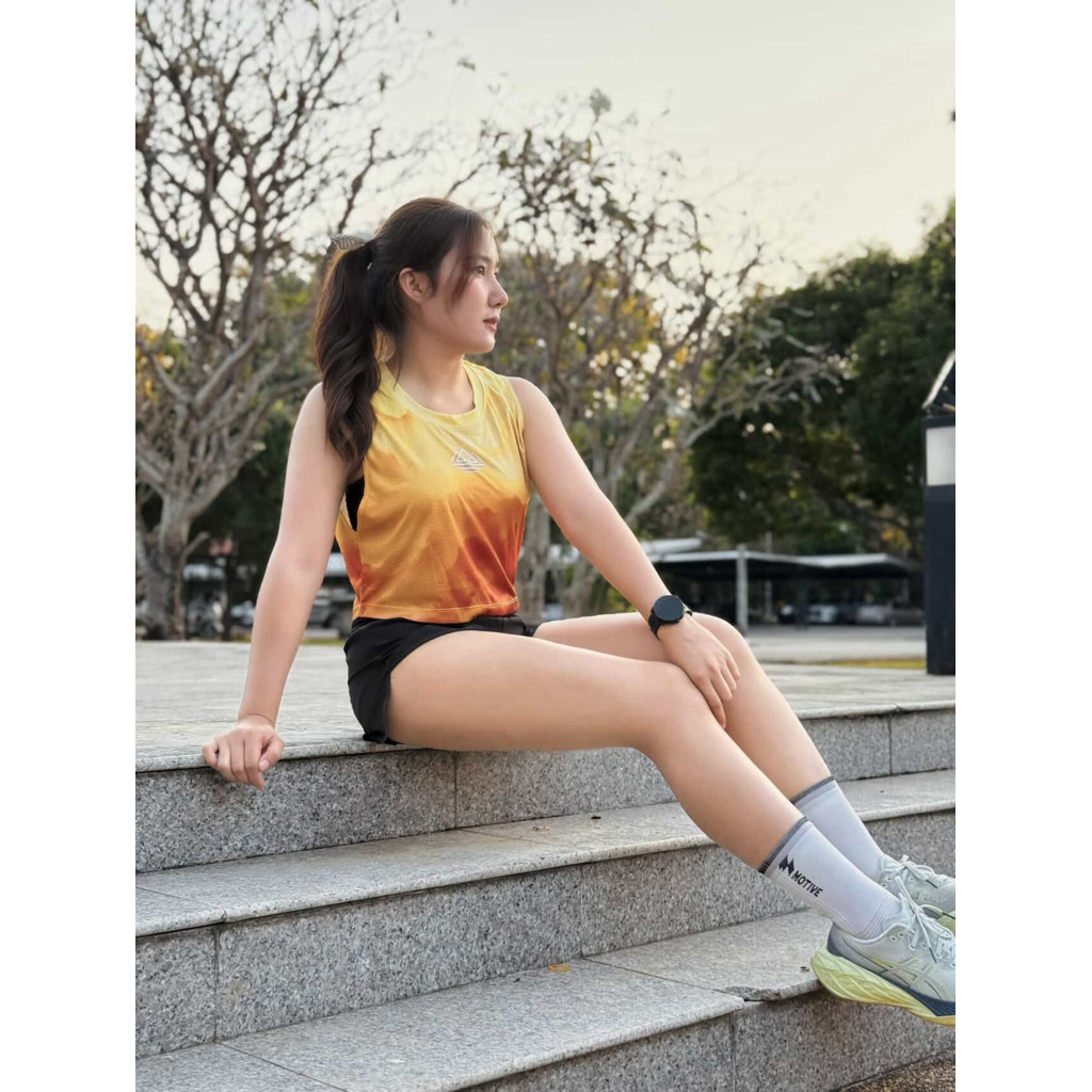 Runnal Crop Top เสื้อใส่เที่ยว ใส่ออกกำลังกาย น้ำหนักเบา สวมใส่สบาย ไม่อึดอัด - รูปที่ 5