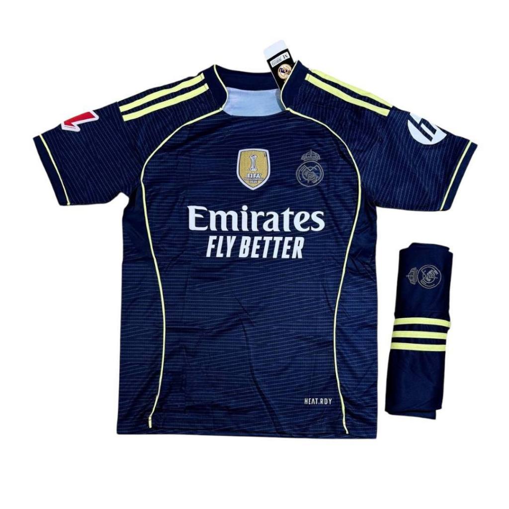 เสื้อฟุตบอล ทีมReal เสื้อพร้อมกางเกงชุดกีฬาหรือผ้าดีใส่สบาย2025/2026 ราคา ถูกที่สุด ดีลบีเคเค แกลเลอรีภาพที่ 3