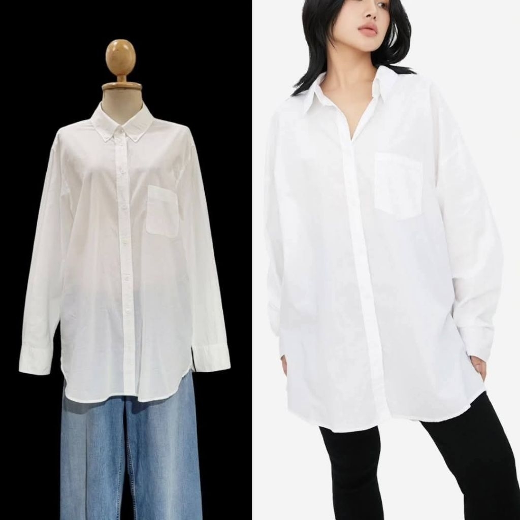 Femme Button-Down Long Sleeve Shirt