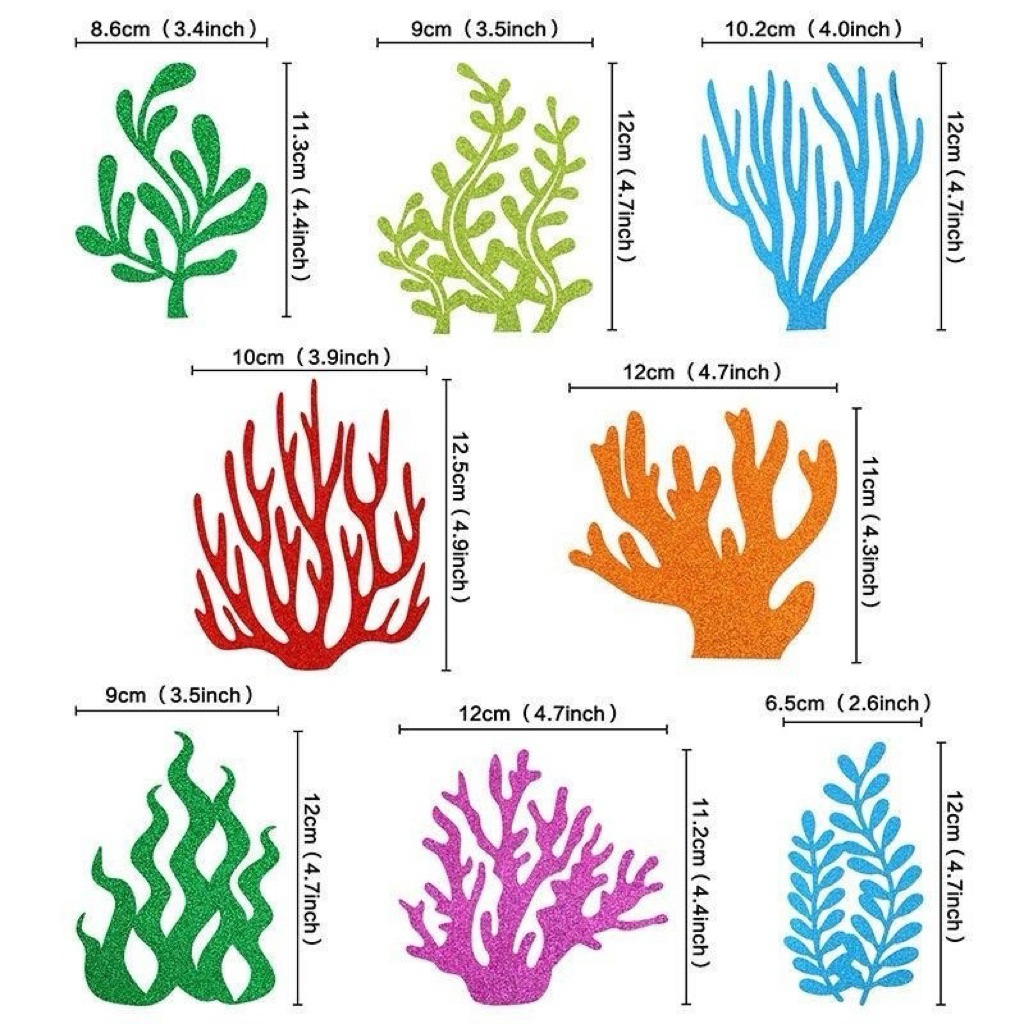 พร้อมส่งในไทย🇹🇭 ✨ โมเดลและป้ายตกแต่งเค้ก ธีมทะเล นางเงือก หางนางเงือก โมเดลนางเงือก - รูปที่ 4