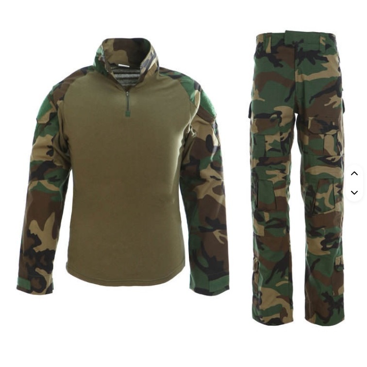 ชุด Combat Shirt G2 เสื้อ และ กางเกง ลายพราง Woodland