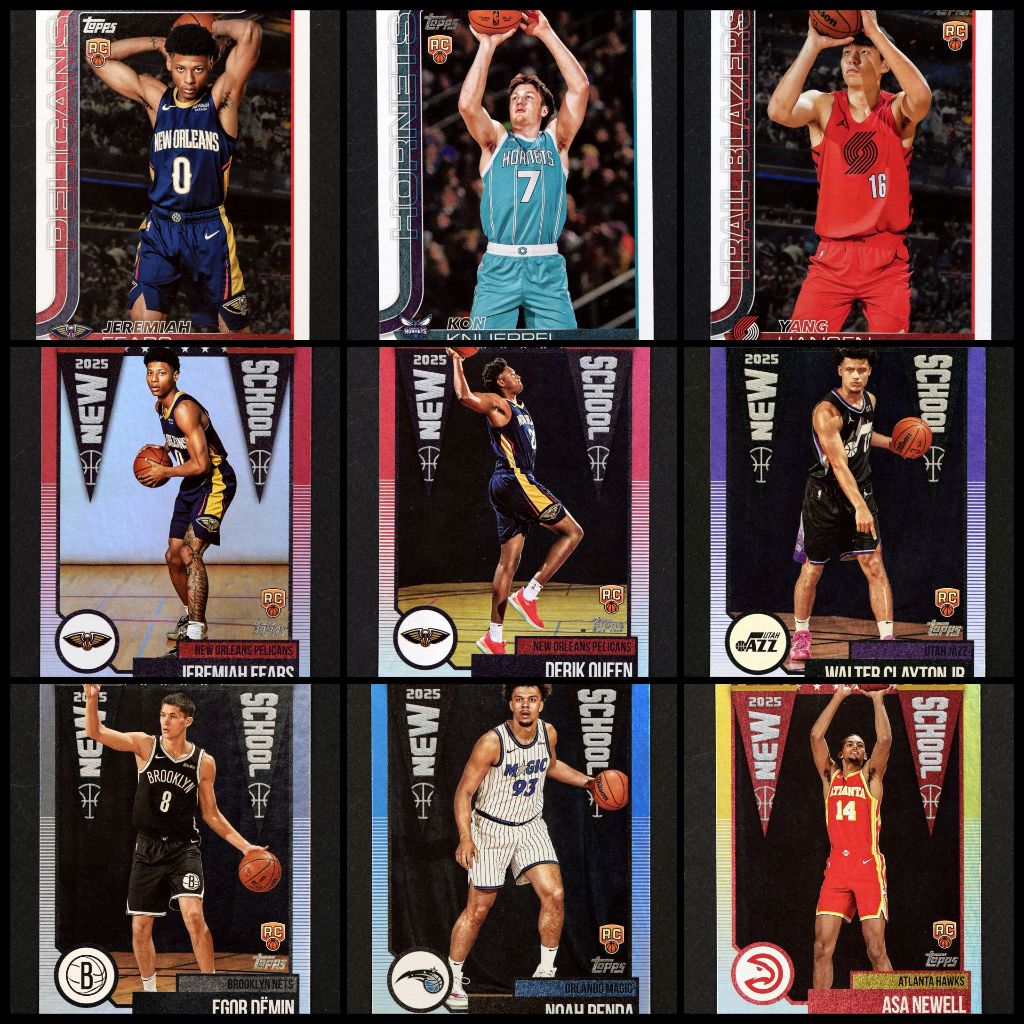 การ์ดบาสเก็ตบอล Topps ปีRC 2025