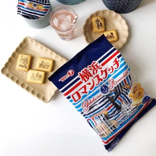 ทาคาระ คุกกี้ครีมวนิลาจากโยโกฮาม่า ขนาด 108 กรัม - Takara Yokohama Roman Sketch Butter Cream