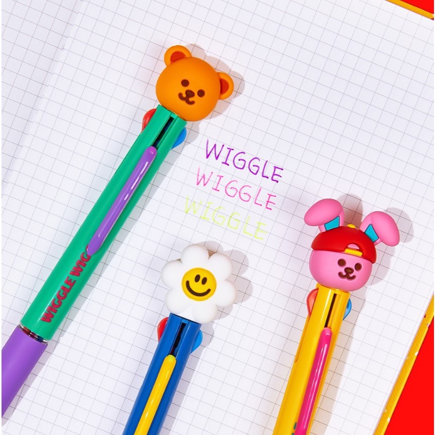 [พร้อมส่ง] ปากกา 4 สี แบรนด์ Wiggle Wiggle ของแท้100%