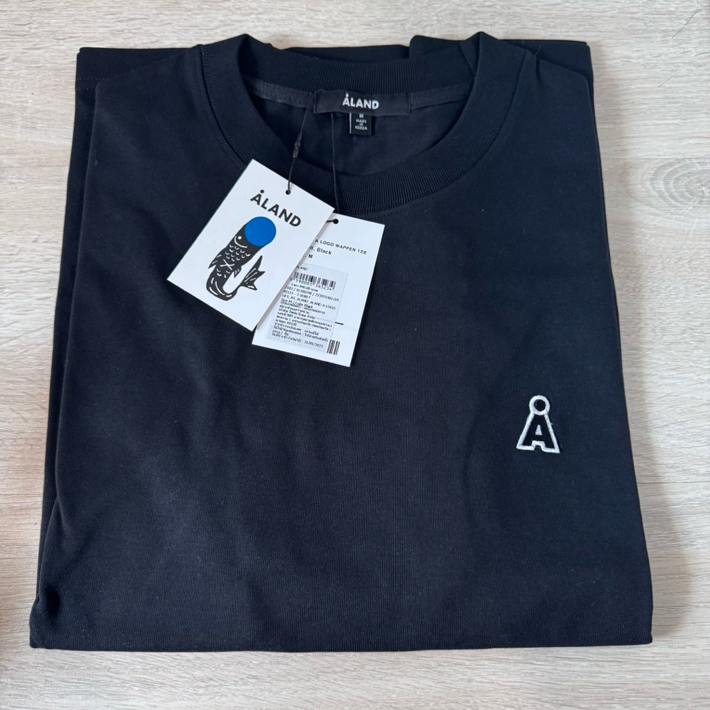 เสื้อยืด Aland ปักโลโก้เล็ก พร้อมส่ง