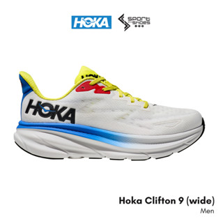 Hoka Clifton9 Wide รองเท้าวิ่ง ผู้ชาย ( หน้าเท้ากว้าง ) สินค…