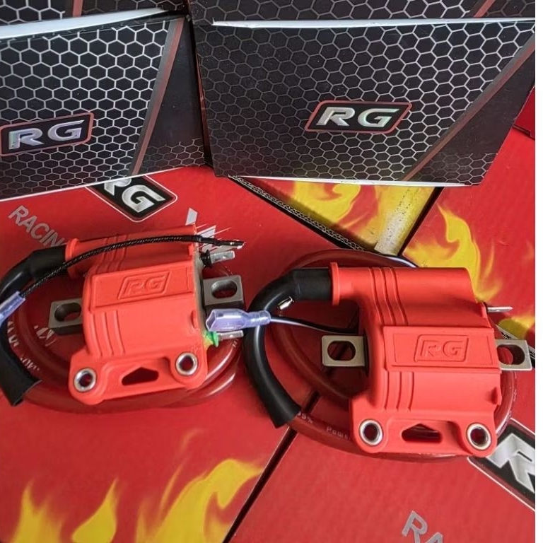 คอยไฟแต่ง RGแท้#คอยเพิ่มไฟ #คอยไฟซิ่งRG #RG💯 สำหรับรถ #คอยล์คาบู/หัวฉีด #คอยล์ไฟแต่ง