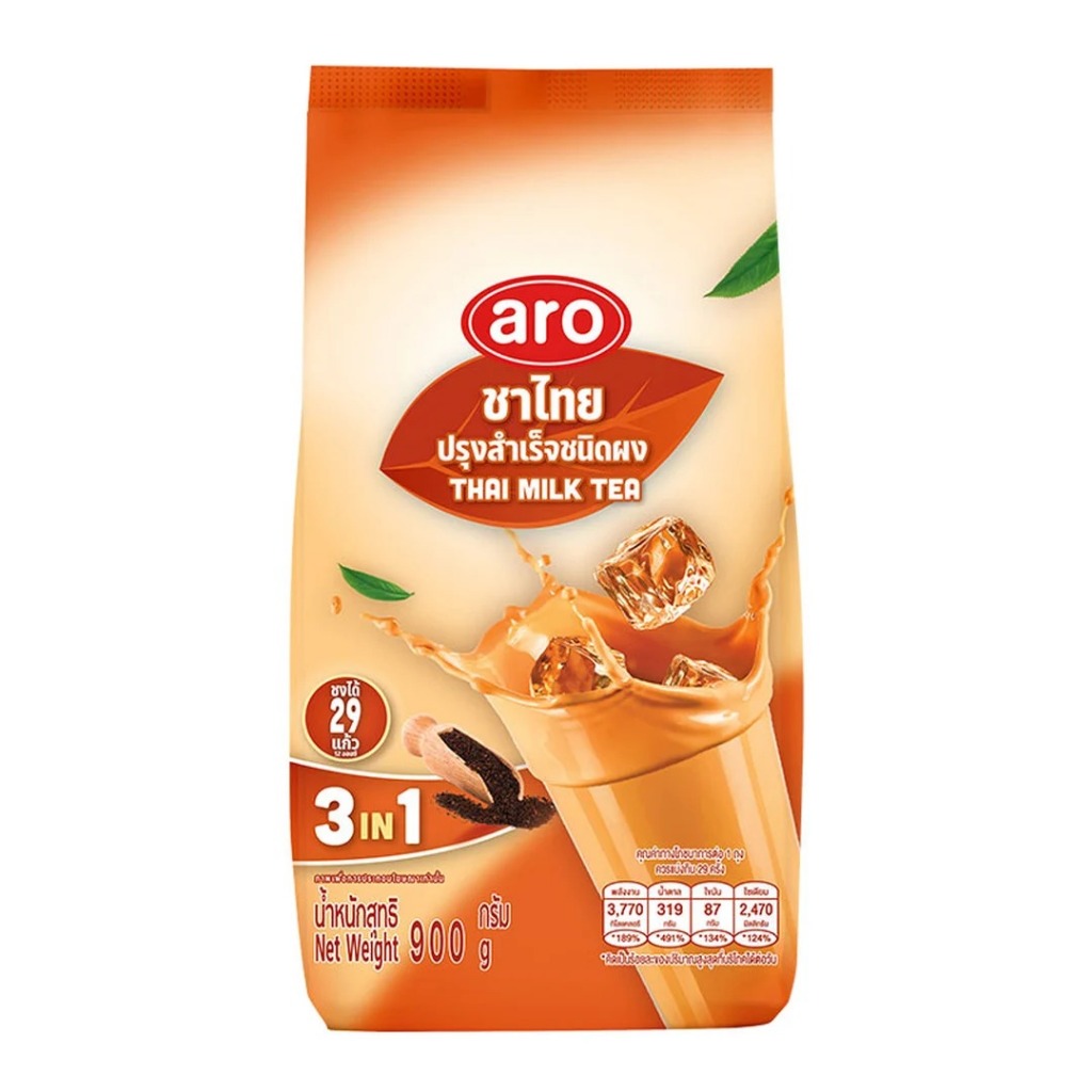 เอโร่ ชาไทยปรุงสำเร็จชนิดผง 900 ก.