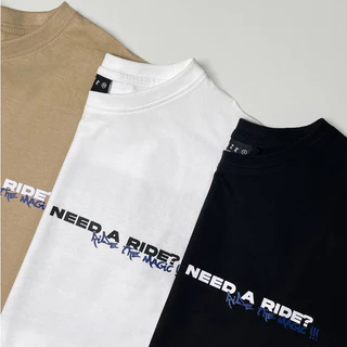 เสื้อยืดลายกราฟิกแขนสั้น FEEL SEA (Need a ride) by SEIZE™สไตล์สตรีทญี่ปุ่น คอตตอน 100% FS_BT_036