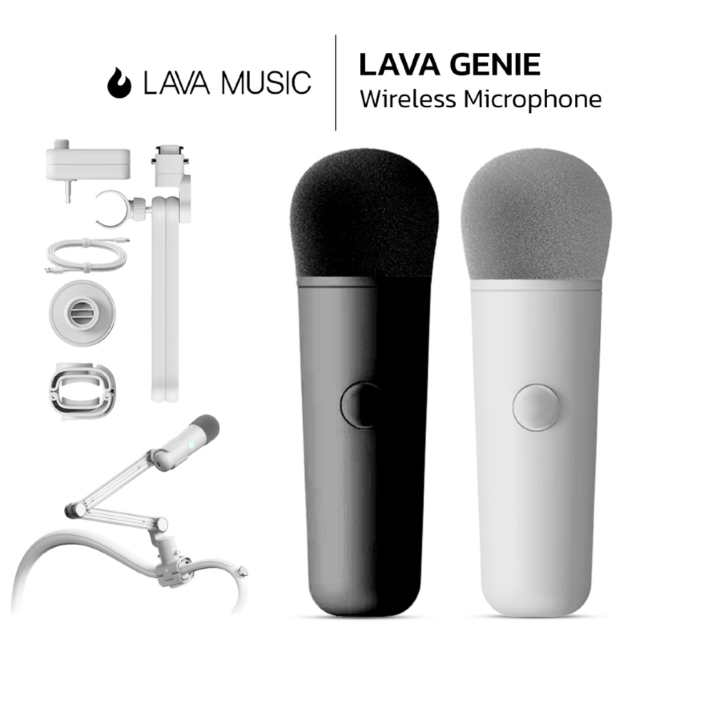 LAVA GENIE Wireless Mic Set ไมโครโฟน ไมโครโฟนเสริม