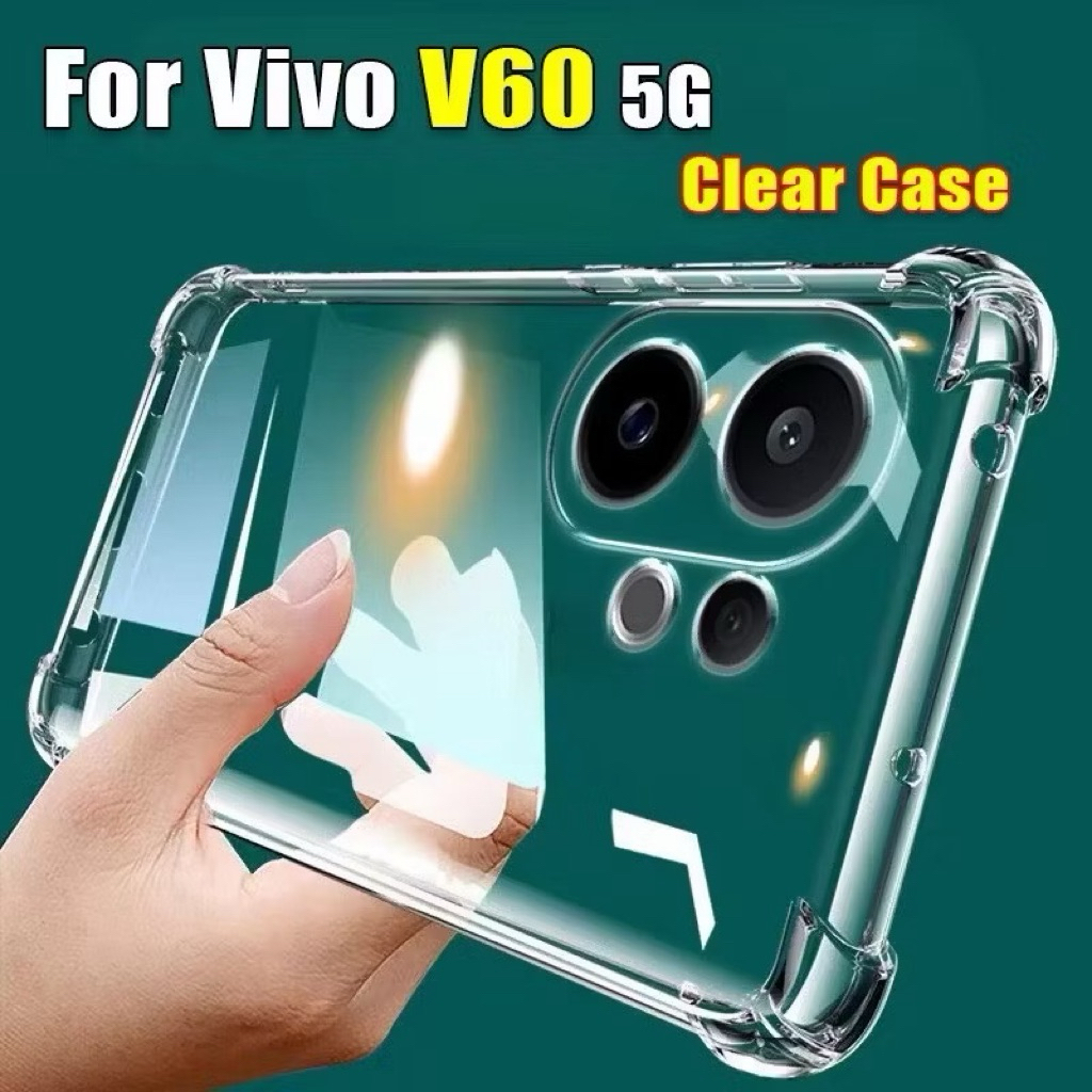เคส แบบนิ่มปอกอ่อน ใสนิ่ม สำหรับ วีโว่ V60 V60Lite V50 V50Lite เคสใสกันกระแทก
